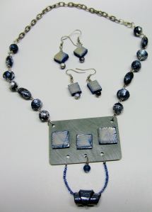 Another Formica and plymer clay necklace