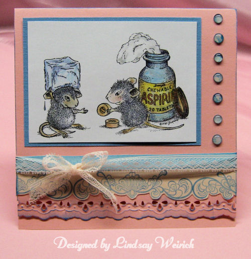 Stamps: House Mouse, The Rubber Cafe, Design By Lindsay Weirich