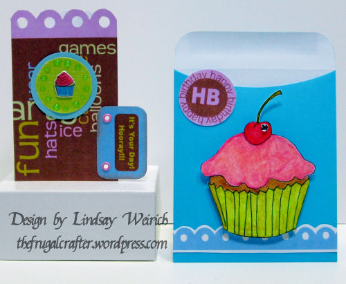 another with the Birthday Card Kit and the Cherry on top digital stamp.