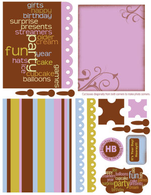 Lindsay's Stamp Stuff Card Kit: Birthday