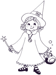 A cute witch, only $1 in the shop!