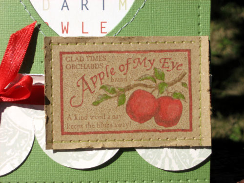 This stamp is from a retired Stamp Up stamp set called Farm Fresh. I wanted this set foy years and found it a few weeks ago on ETSY! Yay! Aint it perty?